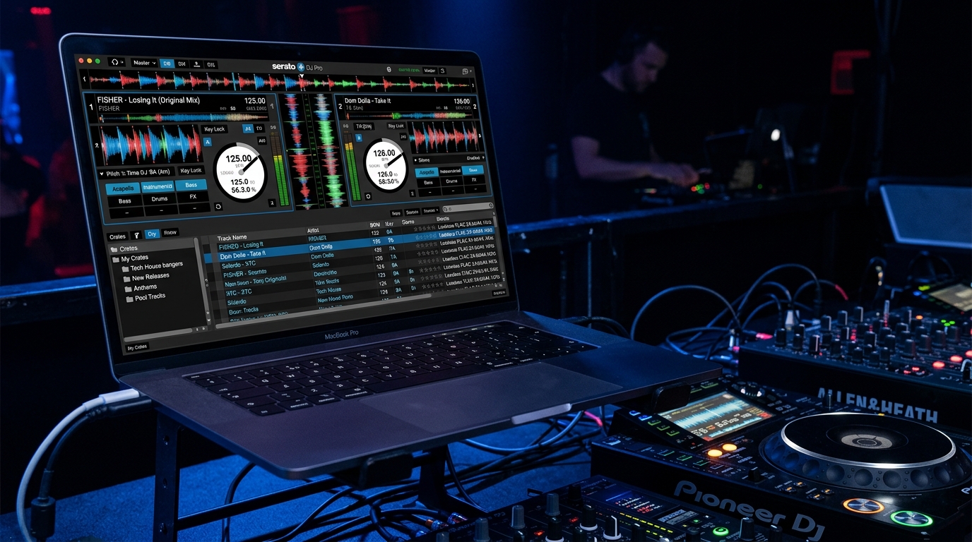 Serato DJ Pro Stems Separation and Lossless FLAC Smart Crate Architecture